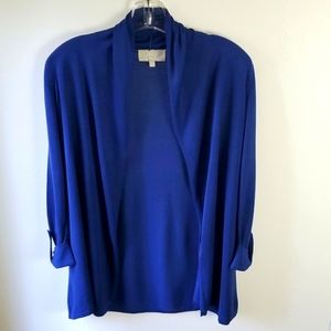 Joan Vass drape cardigan sweater